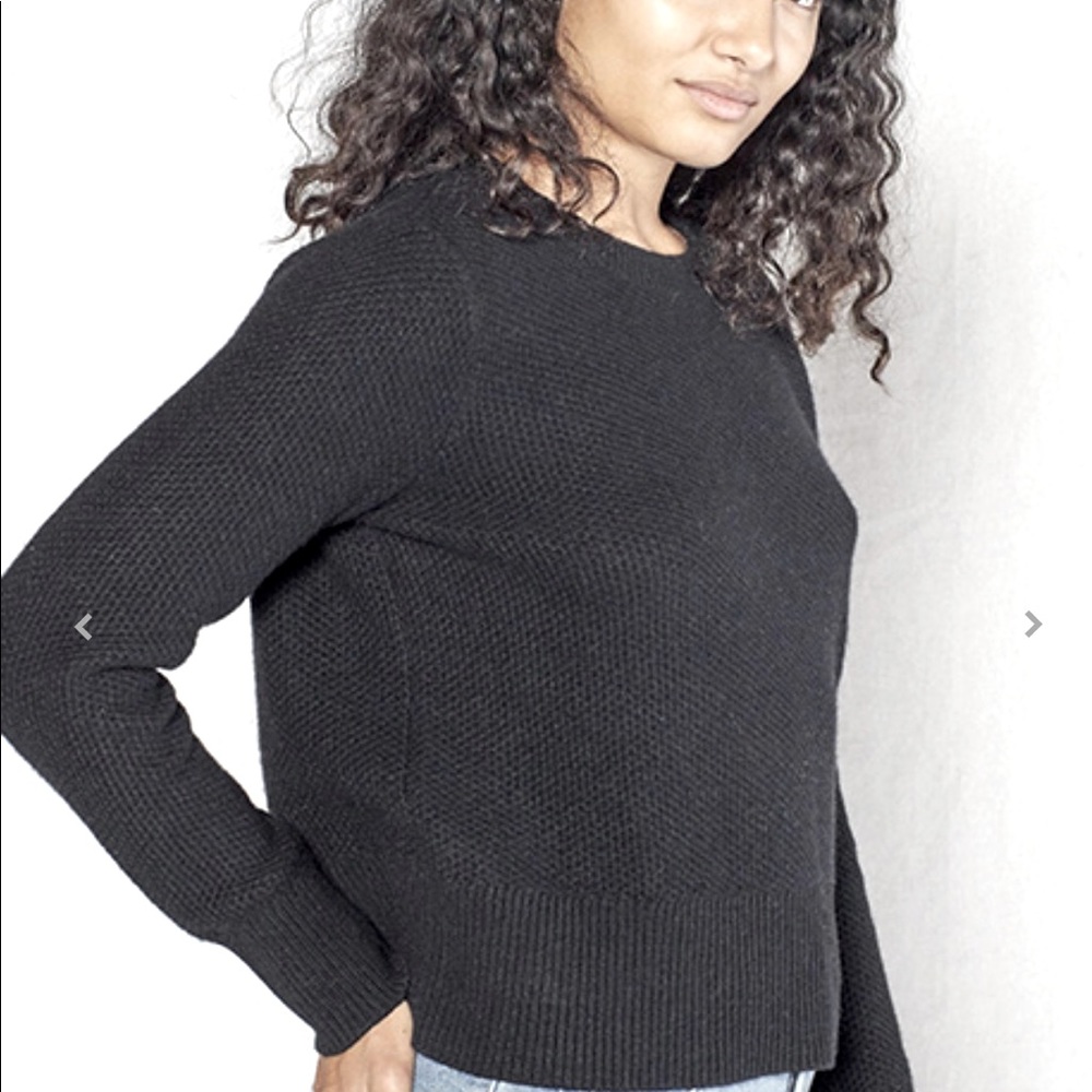 Outerknown Reimagine Cashmere Crew in Gray